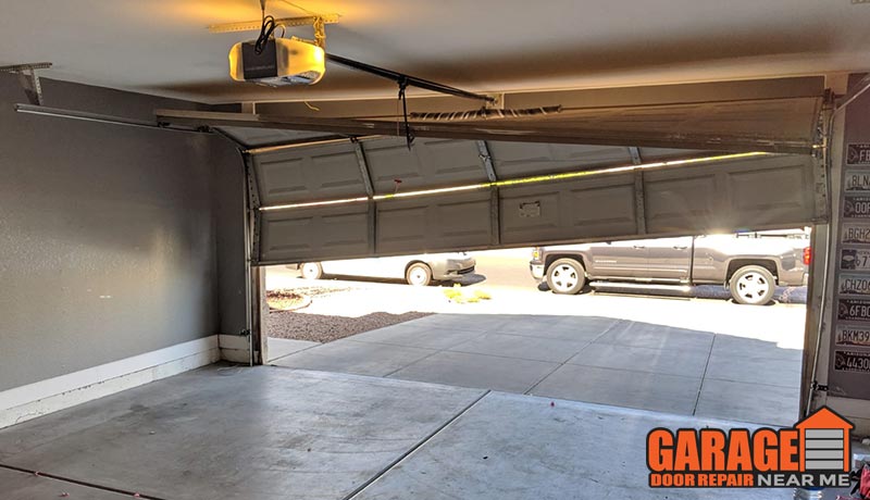 garage door track repair